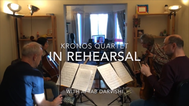 Rehearsal With Kronos Quartet